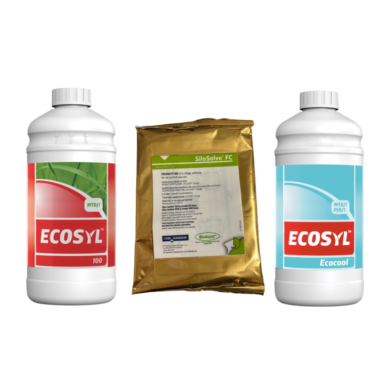 Siliermittel 3 Siliermittel gegen Nacherwärmung, Ecosyl 100, Ecocool und SiloSolve FC